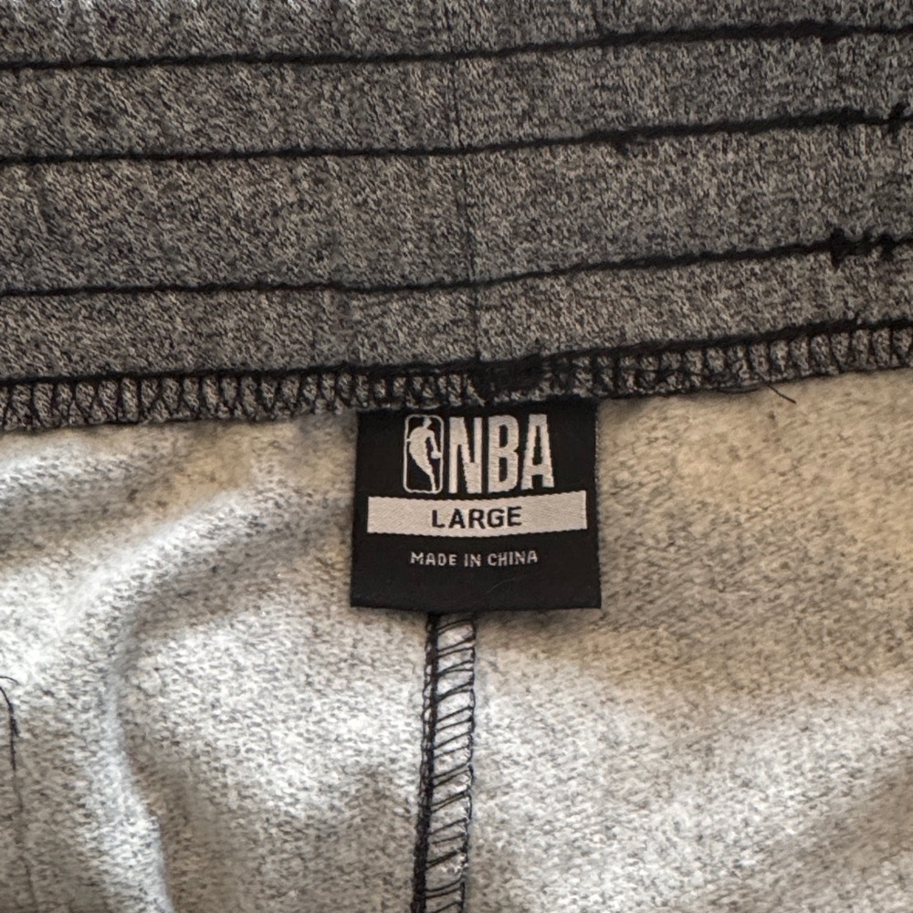 NBA Gray Sweatpants - Picture 4 of 4